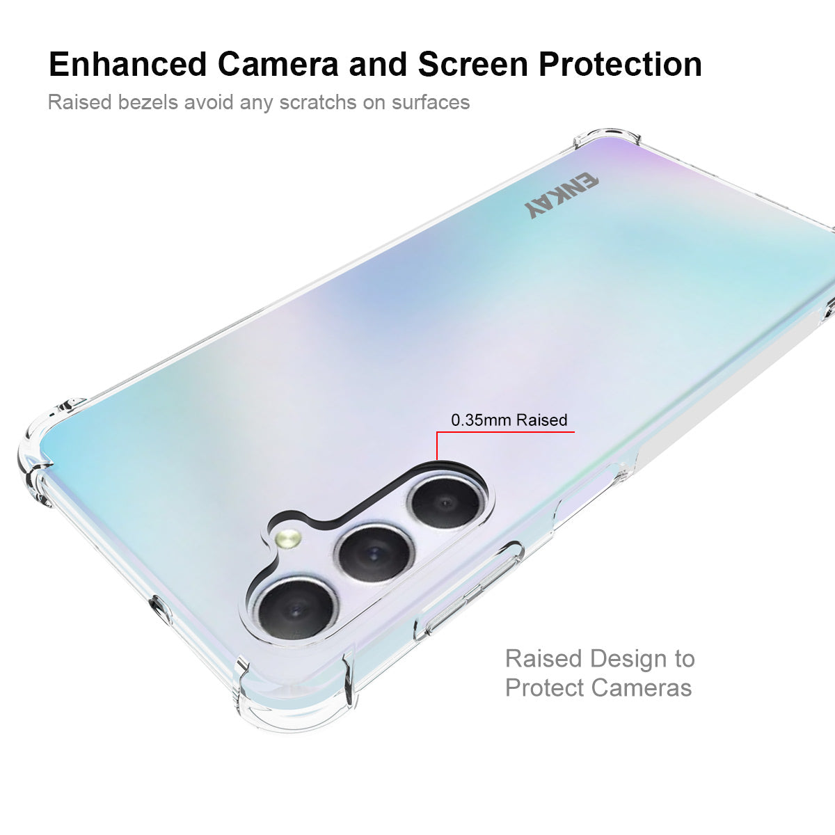 ENKAY HAT PRINCE For Samsung Galaxy M54 5G / F54 5G Soft TPU Cover Clear Phone Case with High Aluminium-silicon Glass Film ENKAY HAT PRINCE For Samsung Galaxy M54 5G / F54 5G Soft TPU Cover Clear Phone Case with High Aluminium-silicon Glass Film